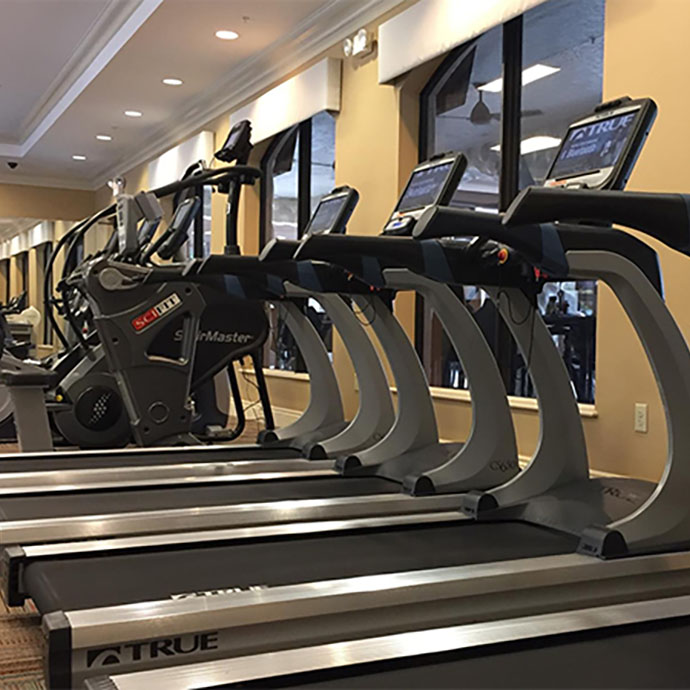 Treadmill fitness center at Fiddlesticks Country Club Fort Myers, Florida